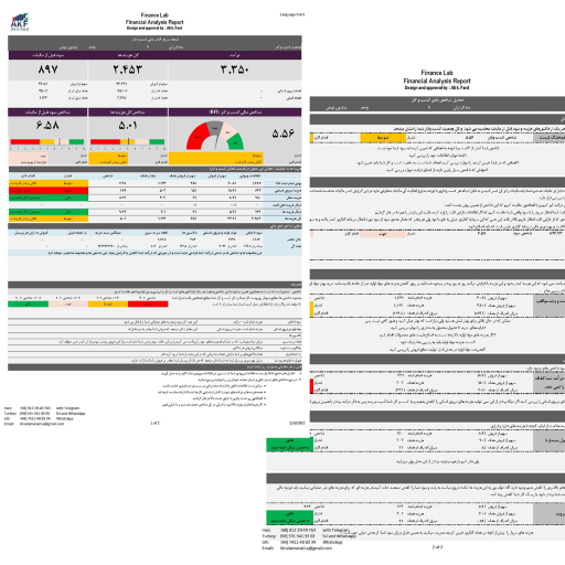 Monthly and Quick Financial Dashboard